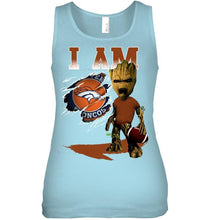 Load image into Gallery viewer, I am Denver Broncos groot shirt