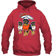 Load image into Gallery viewer, Denver Broncos Rottweilers fan hoodie