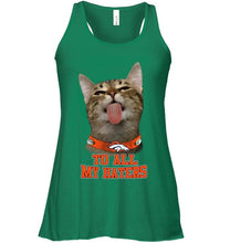 Load image into Gallery viewer, Denver Broncos cat to all my haters shirt