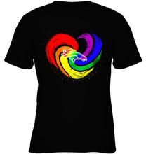 Load image into Gallery viewer, Denver Broncos lgbt tornado heart shirt