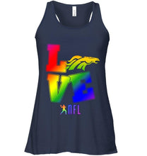 Load image into Gallery viewer, Love Denver Broncos lgbt NFL shirt