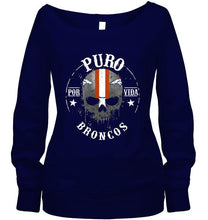 Load image into Gallery viewer, Puro Denver Broncos por vida fan shirt