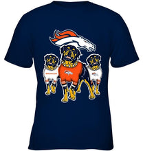 Load image into Gallery viewer, Denver Broncos Rottweilers fan shirt