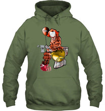 Load image into Gallery viewer, IT Denver Broncos in toilet halloween hoodie