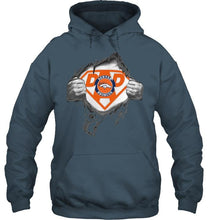 Load image into Gallery viewer, Denver Broncos dad superman shirt