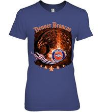 Load image into Gallery viewer, denver broncos eagle american flag shirt