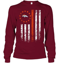 Load image into Gallery viewer, Denver Broncos american flag star shirt