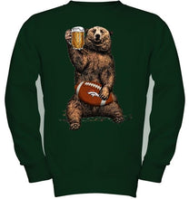 Load image into Gallery viewer, Denver Broncos Beer drinking bear shirt