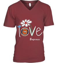 Load image into Gallery viewer, Love my Broncos Denver Broncos daisy fan shirt