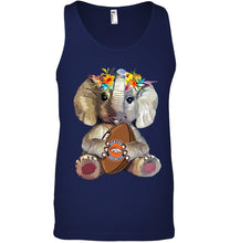 Load image into Gallery viewer, Elephant loves Denver Broncos shirt