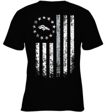 Load image into Gallery viewer, Denver Broncos american flag stars shirt