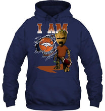 Load image into Gallery viewer, I am Denver Broncos groot shirt