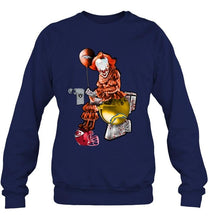 Load image into Gallery viewer, IT Denver Broncos in toilet halloween hoodie
