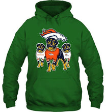 Load image into Gallery viewer, Denver Broncos Rottweilers fan shirt
