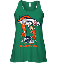Load image into Gallery viewer, Denver Broncos Rick and morty fan shirt