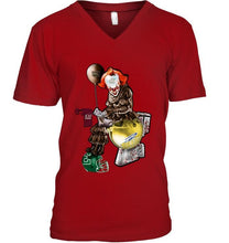 Load image into Gallery viewer, IT Western Michigan Broncos in toilet halloween hoodie