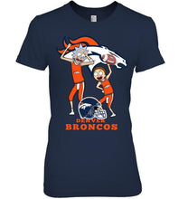 Load image into Gallery viewer, Denver Broncos Rick and morty fan shirt