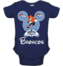 Load image into Gallery viewer, Denver Broncos Mickey shirt