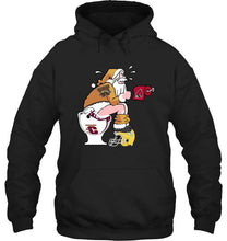 Load image into Gallery viewer, Santa Western Michigan Broncos in bathroom shirt