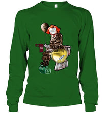 Load image into Gallery viewer, IT Western Michigan Broncos in toilet halloween hoodie