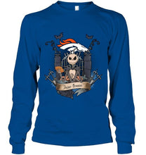 Load image into Gallery viewer, Denver Broncos Jack Skellington shirt
