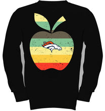 Load image into Gallery viewer, Denver Broncos teacher apple retro shirt