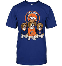 Load image into Gallery viewer, Denver Broncos Beagles fan shirt