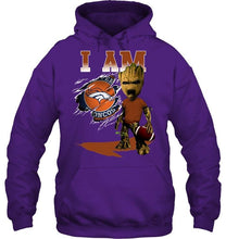 Load image into Gallery viewer, I am Denver Broncos groot shirt