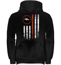 Load image into Gallery viewer, Denver Broncos american flag star shirt