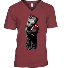 Load image into Gallery viewer, baby groot loves Denver Broncos shirt