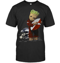 Load image into Gallery viewer, Groot loves Denver Broncos fan hoodie