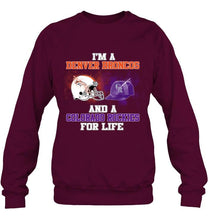 Load image into Gallery viewer, i'm a Denver Bronco and a Colorado Rockie for life shirt