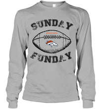 Load image into Gallery viewer, Sunday funday Denver Broncos lover shirt