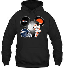 Load image into Gallery viewer, Denver Broncos Minnie cheerleader shirt