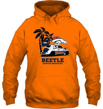 Load image into Gallery viewer, Beetle Denver Broncos on beach shirt