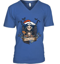 Load image into Gallery viewer, Denver Broncos Jack Skellington shirt