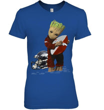 Load image into Gallery viewer, Groot loves Denver Broncos fan hoodie