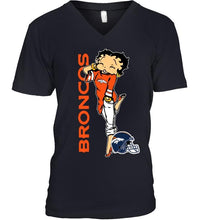 Load image into Gallery viewer, Denver Broncos betty boop fan shirt
