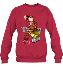 Load image into Gallery viewer, IT Denver Broncos in toilet halloween hoodie