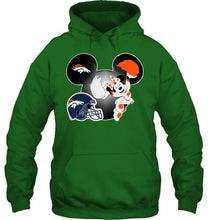 Load image into Gallery viewer, Denver Broncos Minnie cheerleader shirt