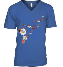 Load image into Gallery viewer, Denver Broncos daisy butterfly fan shirt