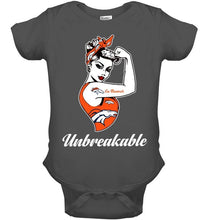 Load image into Gallery viewer, Go Denver Broncos unbreakable girl shirt