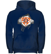 Load image into Gallery viewer, Denver Broncos dad superman shirt