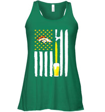 Load image into Gallery viewer, Denver Broncos Beer american flag shirt