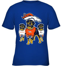 Load image into Gallery viewer, Denver Broncos Rottweilers fan shirt