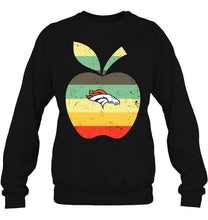 Load image into Gallery viewer, Denver Broncos teacher apple retro shirt