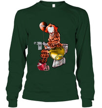 Load image into Gallery viewer, IT Denver Broncos in toilet halloween hoodie