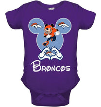 Load image into Gallery viewer, Denver Broncos Mickey shirt