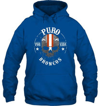 Load image into Gallery viewer, Puro Denver Broncos por vida fan shirt