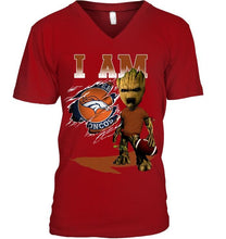 Load image into Gallery viewer, I am Denver Broncos groot shirt